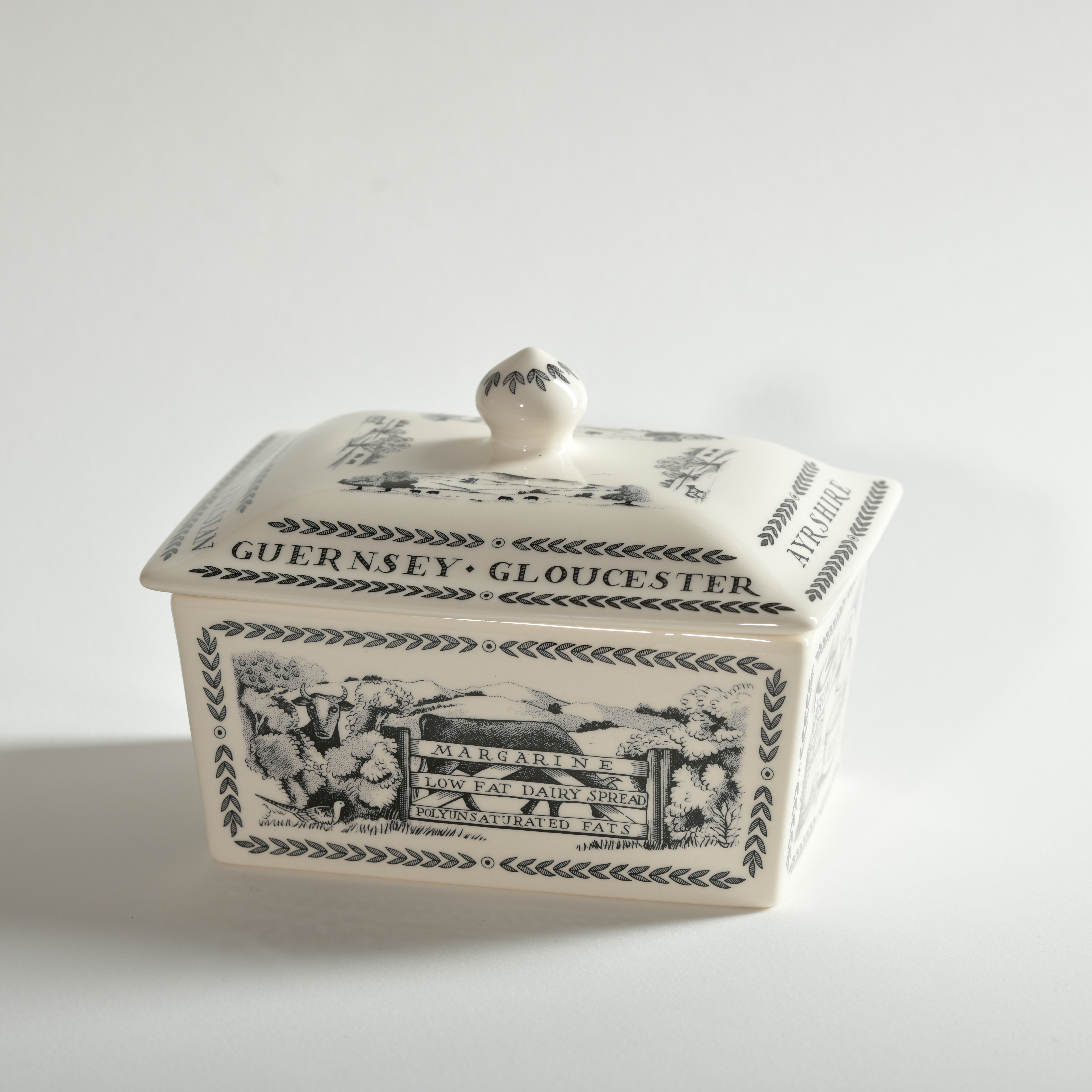 Emma Bridgewater covered butter dish - dairy range