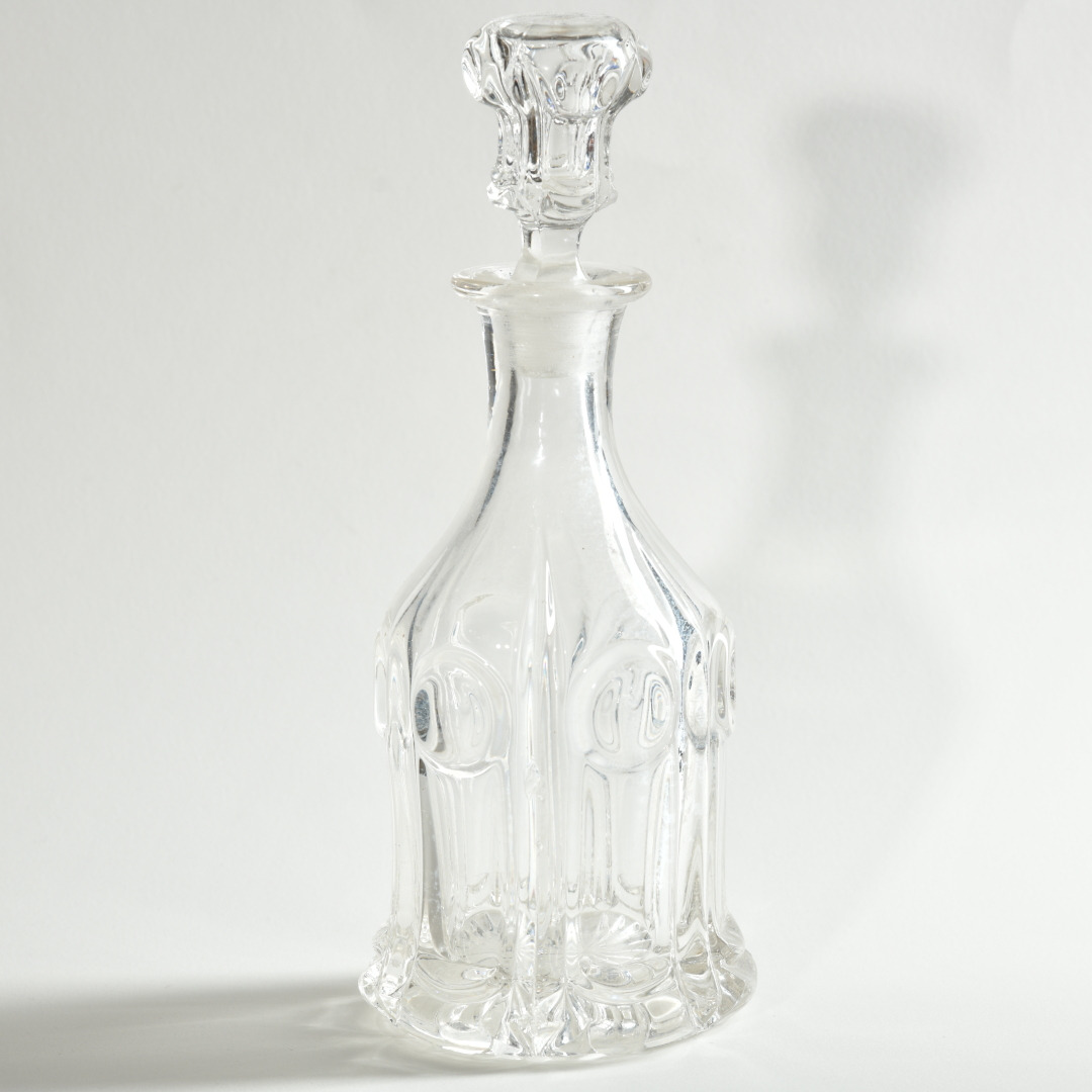 Antique Victorian glass decanter