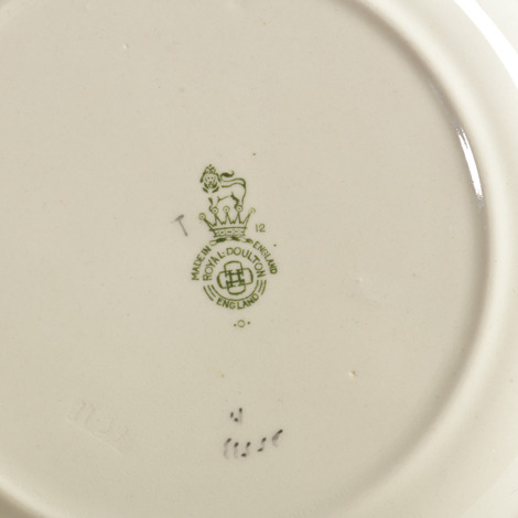 Raby Rose plate backstamp