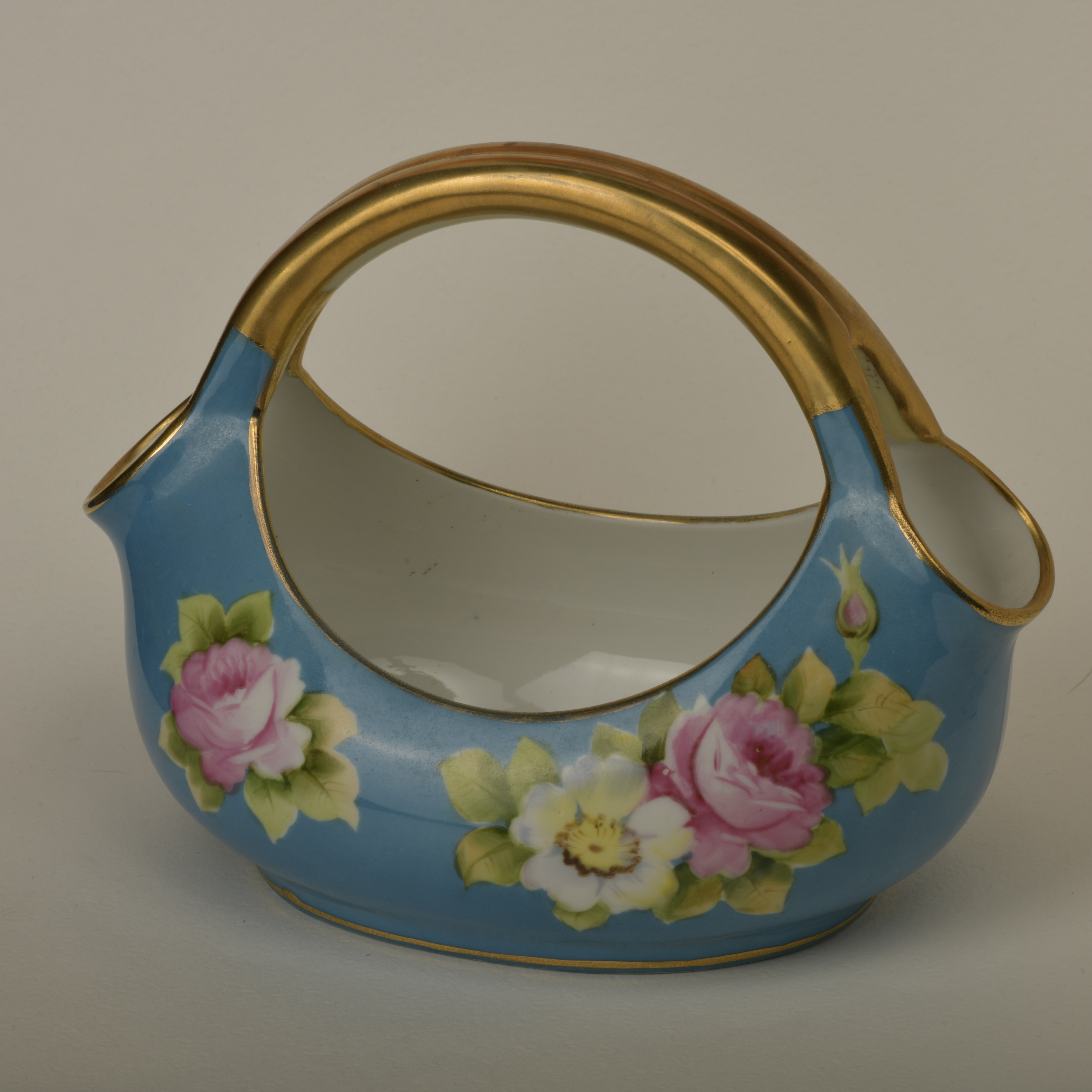 Noritake floral basket