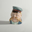 West German moustached figural tobacco jar – Humidor 