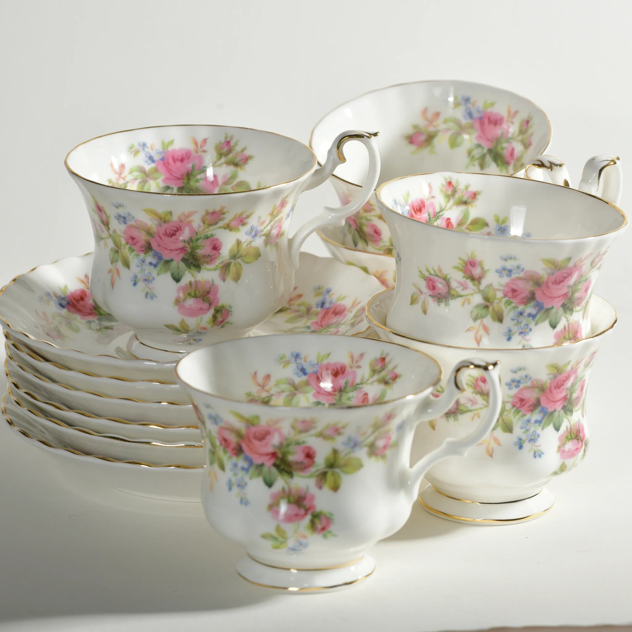 Royal Albert Moss Rose duos