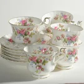 Royal Albert Moss Rose duos