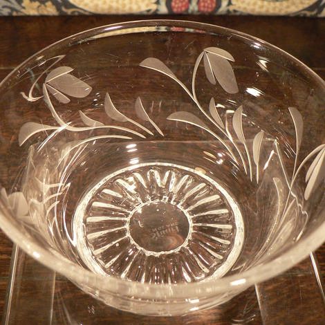 Large dessert bowl top view