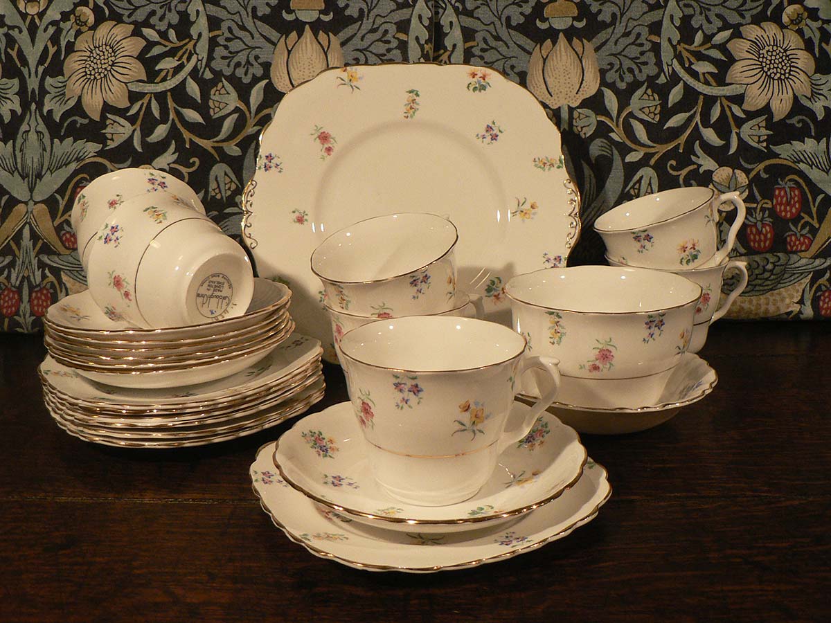 Colclough bone china tea set