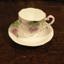 Fushia cup and saucer