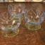 Uranuim glass dessert cups