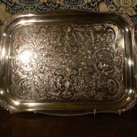 Twin handled tray
