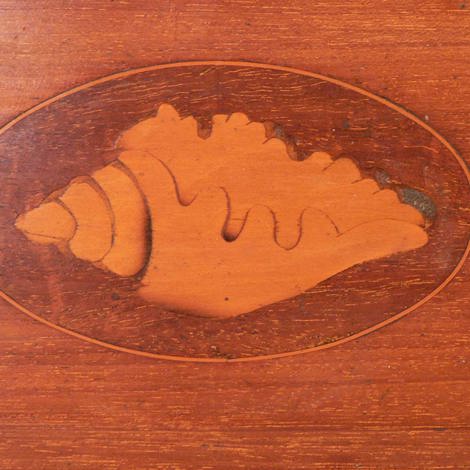 Inlaid shell detail