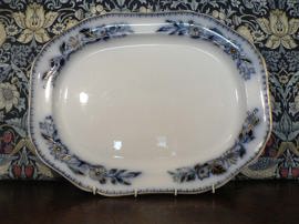 Copeland blue and white platter